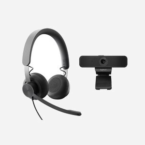 Logitech Kit Collaboration Personnelle Zone Wired & C925e Graphite - Système Vidéoconférence Full HD 1080p 30fps, FOV 78°, Zoom 1.2x, Compatible Windows/macOS/Linux - Miniature 1