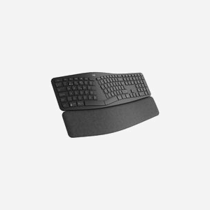 Logitech ERGO K860 Graphite - Clavier Ergonomique Sans Fil RF/Bluetooth - Contacteurs Semi-Mécaniques - Layout Français - Repose-Poignets - Compatible Windows/macOS/Linux - Miniature 3