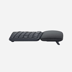 Logitech ERGO K860 Graphite - Clavier Ergonomique Sans Fil RF/Bluetooth - Contacteurs Semi-Mécaniques - Layout Français - Repose-Poignets - Compatible Windows/macOS/Linux - Miniature 4
