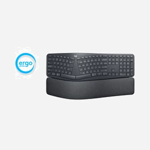 Logitech ERGO K860 Graphite - Clavier Ergonomique Sans Fil RF/Bluetooth - Contacteurs Semi-Mécaniques - Layout Français - Repose-Poignets - Compatible Windows/macOS/Linux - Miniature 5