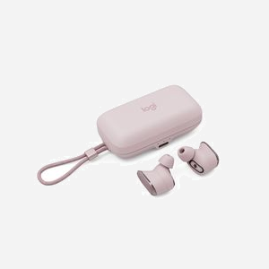 Logitech Zone True Wireless Rose - Écouteurs Bluetooth 5.0 IP68, ANC Hybride, 6 Micros Beamforming, Autonomie 10h, USB Unifying + Audio - Miniature 2