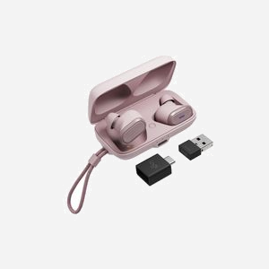 Logitech Zone True Wireless Rose - Écouteurs Bluetooth 5.0 IP68, ANC Hybride, 6 Micros Beamforming, Autonomie 10h, USB Unifying + Audio - Miniature 5