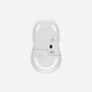 Logitech Signature M650 L - Souris Optique 4000 DPI RF sans fil + Bluetooth - 5 Boutons - Scroll Vertical - Autonomie 24 mois - Blanc - Compatible Windows, macOS, Linux, Android, iPadOS - Miniature 2