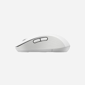 Logitech Signature M650 L - Souris Optique 4000 DPI RF sans fil + Bluetooth - 5 Boutons - Scroll Vertical - Autonomie 24 mois - Blanc - Compatible Windows, macOS, Linux, Android, iPadOS - Miniature 5