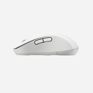 Logitech Signature M650 L for Business Blanc - Souris Optique 4000 DPI RF sans fil + Bluetooth, 5 Boutons, Pile AA 24 mois, Windows/macOS/Linux/Android/iOS - Miniature 4