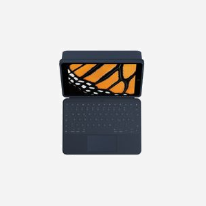 Logitech Rugged Combo 3 Touch 920-010361 Étui Clavier QWERTZ Allemand avec Trackpad pour iPad (7e et 8e générations) Smart Connector Bleu - Miniature 5