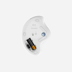 Logitech 910-006438 Souris Trackball Droitier RF sans fil + Bluetooth, 2000 DPI, 5 Boutons programmables, 2.4 GHz, Blanc, Piles AA, Windows/macOS/Linux - Miniature 4