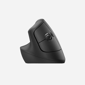 Logitech Lift Graphite - Souris Ergonomique Verticale Gauche, 4000 DPI, RF sans fil + Bluetooth, 4 Boutons Programmables, Pile AA 24 mois, Windows/macOS/Linux/Android/iOS - Miniature 1