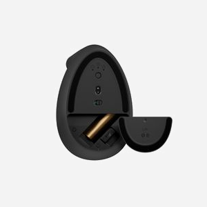 Logitech Lift Graphite - Souris Ergonomique Verticale Gauche, 4000 DPI, RF sans fil + Bluetooth, 4 Boutons Programmables, Pile AA 24 mois, Windows/macOS/Linux/Android/iOS - Miniature 2