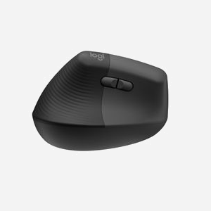 Logitech Lift Graphite - Souris Ergonomique Verticale Gauche, 4000 DPI, RF sans fil + Bluetooth, 4 Boutons Programmables, Pile AA 24 mois, Windows/macOS/Linux/Android/iOS - Miniature 4