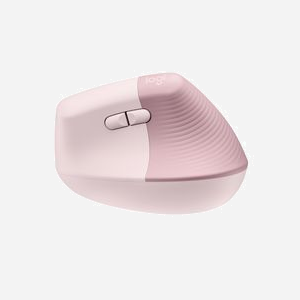 Logitech Lift - Souris Verticale Ergonomique 4000 DPI RF sans fil + Bluetooth - 4 Boutons Programmables - Rose - Pile AA - Windows/macOS/Linux/Android/iOS - Miniature 4