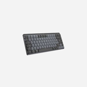 Logitech Clavier Bureau 920-010774 RF Sans Fil + Bluetooth AZERTY Français Graphite/Gris, switches Logitech Tactile, Rétroéclairage LED Blanc, batterie 1500 mAh - Miniature 2