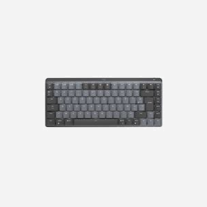 Logitech Clavier Bureau 920-010774 RF Sans Fil + Bluetooth AZERTY Français Graphite/Gris, switches Logitech Tactile, Rétroéclairage LED Blanc, batterie 1500 mAh - Miniature 3