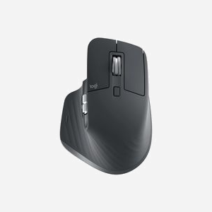 Logitech MX Master 3S Souris Graphite: Laser 8000 DPI, RF sans fil/Bluetooth, 7 Boutons Programmables, Batterie 500mAh, Compatible Windows/macOS/Linux/Android/iOS - Miniature 2