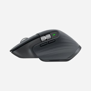 Logitech MX Master 3S Souris Graphite: Laser 8000 DPI, RF sans fil/Bluetooth, 7 Boutons Programmables, Batterie 500mAh, Compatible Windows/macOS/Linux/Android/iOS - Miniature 4