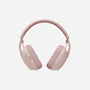Logitech Zone Vibe Wireless UC Rose - Casque Binaural Bluetooth 5.2, Portée 30m, Micro Omnidirectionnel, Autonomie 20h, USB-C