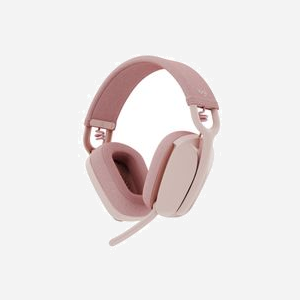 Logitech Zone Vibe 100 Rose - Casque sans fil Bluetooth 5.2 - Portée 30m - Microphone Boom Omnidirectionnel - Autonomie 20h - 20-20000 Hz - Miniature 2