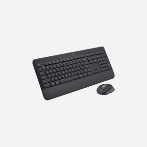 Logitech Signature MK650 for Business - Ensemble Clavier QWERTY US International & Souris Bluetooth, 4000 DPI, Logi Bolt USB, Graphite