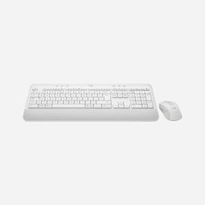 Logitech Signature MK650 for Business - Ensemble Clavier QWERTY US Intl. + Souris - Bluetooth/Logi Bolt - 4000 DPI - Blanc - Miniature 4