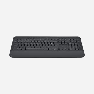 Logitech Signature K650 Clavier Bureau Bluetooth AZERTY Français Graphite - Membrane, Rétroéclairage Non, Portée 10m, Compatible Windows/macOS/Linux/Android/iOS - Miniature 2