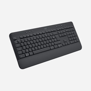 Logitech Signature K650 Clavier Bureau Bluetooth AZERTY Français Graphite - Membrane, Rétroéclairage Non, Portée 10m, Compatible Windows/macOS/Linux/Android/iOS - Miniature 3