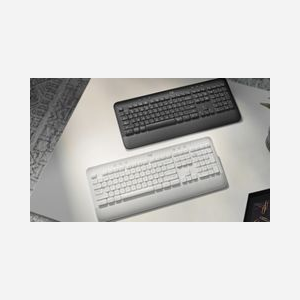 Logitech Signature K650 Clavier Bluetooth QWERTZ Tchèque Blanc : Membrane, Pavé Numérique, Portée 10m, Bluetooth 5.1, Autonomie 36 mois, Compatible Windows/macOS/Linux/Android/iOS - Miniature 3