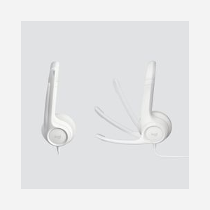 Logitech H390 Casque USB filaire Binaural Supra-Aural Blanc, HP 20-20000Hz, Micro Boom 100-10000Hz, suppression de bruit, câble 1.9m, 197g - Miniature 4