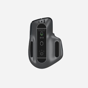 Logitech MX Master 3S for Business - Souris Laser 8000 DPI, RF sans fil + Bluetooth, 7 Boutons Programmables, Batterie 500mAh, Graphite, Compatible Windows/macOS/Linux