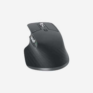 Logitech MX Master 3S for Business - Souris Laser 8000 DPI, RF sans fil + Bluetooth, 7 Boutons Programmables, Batterie 500mAh, Graphite, Compatible Windows/macOS/Linux - Miniature 2