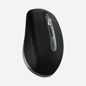 Logitech MX Anywhere 3S for Mac - Souris Laser 8000 DPI RF sans fil + Bluetooth - 6 Boutons - Batterie 500mAh - macOS/iPadOS - Graphite/Noir - 99g - Miniature 2