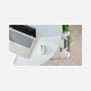 Logitech 910-006930 Souris Laser 8000 DPI RF sans fil + Bluetooth, 6 Boutons, Gris/Blanc, Droitier, Batterie 500mAh, Windows/macOS/Linux/Android/iOS - Miniature 3