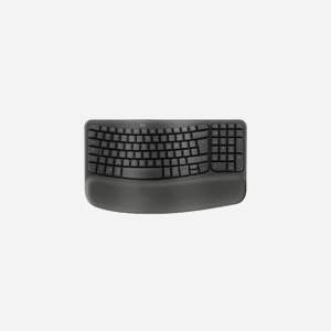 Logitech Wave Keys 920-012304 : Clavier Bureau Sans Fil RF + Bluetooth QWERTY US International Graphite, membrane, portée 10m, autonomie 36 mois - Miniature 4
