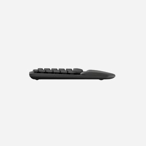 Logitech Wave Keys 920-012304 : Clavier Bureau Sans Fil RF + Bluetooth QWERTY US International Graphite, membrane, portée 10m, autonomie 36 mois - Miniature 5