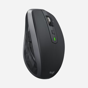 Logitech MX Anywhere 2s Souris Laser 4000 DPI sans Fil RF + Bluetooth, 7 Boutons, Graphite, Batterie 500mAh, Windows/macOS, Réf 910-007230