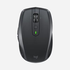 Logitech MX Anywhere 2s Souris Laser 4000 DPI sans Fil RF + Bluetooth, 7 Boutons, Graphite, Batterie 500mAh, Windows/macOS, Réf 910-007230 - Miniature 2