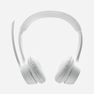 Logitech Zone 300 Casque Sans Fil Bluetooth 5.3, Portée 30m, Double Micro Anti-bruit, Autonomie 20h, Blanc Cassé, Compatible Windows/macOS/Android/iOS - Miniature 3
