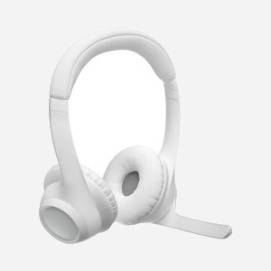 Logitech Zone 300 Casque Sans Fil Bluetooth 5.3, Portée 30m, Double Micro Anti-bruit, Autonomie 20h, Blanc Cassé, Compatible Windows/macOS/Android/iOS - Miniature 5
