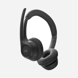 Logitech Zone 300 Casque Sans Fil Bluetooth Noir - Arceau Binaural, Portée 30m, Autonomie 20h, Double Micro Anti-Parasite, Plastique Recyclé - Miniature 4