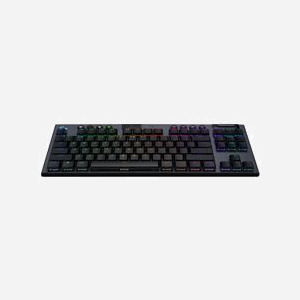 Logitech G G915 X LIGHTSPEED TKL - Clavier Gaming USB/RF Wireless/Bluetooth QWERTY US International Noir - Switch GL Clicky - Rétroéclairage RGB - Miniature 1