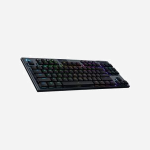 Logitech G G915 X LIGHTSPEED TKL - Clavier Gaming USB/RF Wireless/Bluetooth QWERTY US International Noir - Switch GL Clicky - Rétroéclairage RGB - Miniature 2