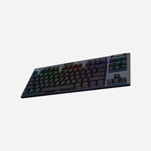 Logitech G G915 X LIGHTSPEED TKL - Clavier Gaming USB/RF Wireless/Bluetooth QWERTY US International Noir - Switch GL Clicky - Rétroéclairage RGB - Miniature 3