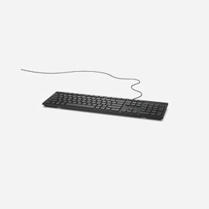 DELL KB216 Clavier USB AZERTY Français Noir - Taille Réelle, Filaire, Touches Multimédia, Résistant aux Éclaboussures, 442 x 127 x 24.4 mm - Miniature 5