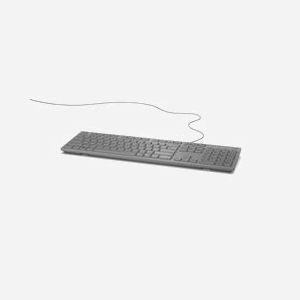 DELL Clavier USB KB216 QWERTZ Allemand Gris - Interface USB, Taille Réelle, Pavé Numérique, Touches Multimédia, Dimensions 442x127x24.4mm, 503g - Miniature 4