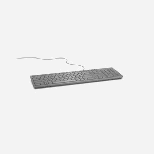 DELL Clavier USB KB216 QWERTZ Allemand Gris - Interface USB, Taille Réelle, Pavé Numérique, Touches Multimédia, Dimensions 442x127x24.4mm, 503g - Miniature 5