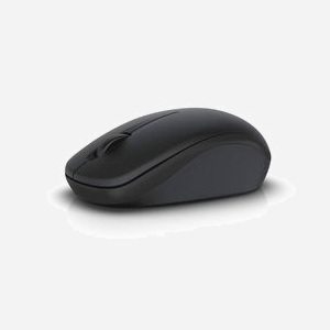 DELL Souris sans fil WM126 Noire, Optique 1000 DPI, 3 Boutons, RF sans fil, Ambidextre, Alimentation Pile AA, Compatible Windows/Linux/Android - Miniature 2