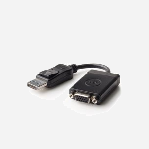 DELL Adaptateur DisplayPort Femelle vers VGA Femelle - Version 1.1a, Résolution 1920x1200, Modes vidéo 1080p, Noir - Référence DANBNBC084