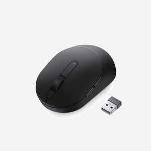 DELL MS5120W-BLK Souris Optique 1600 DPI Ambidextre RF sans fil 2.4 GHz + Bluetooth 5.0, 7 Boutons Programmables, Autonomie 36 mois, Poids 102g - Miniature 3