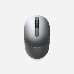 DELL Souris sans fil Mobile Pro MS5120W-GY Titan Gray, 1600 DPI, RF 2.4GHz & Bluetooth 5.0, 7 Boutons programmables, Autonomie 36 mois - Miniature 1