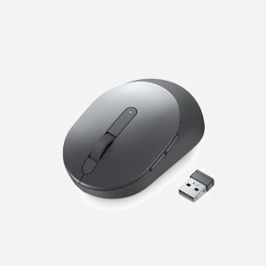 DELL Souris sans fil Mobile Pro MS5120W-GY Titan Gray, 1600 DPI, RF 2.4GHz & Bluetooth 5.0, 7 Boutons programmables, Autonomie 36 mois - Miniature 4
