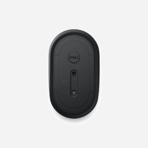 DELL Souris Mobile MS3320W-BLK, Optique 1600 DPI, RF sans fil 2.4 GHz + Bluetooth 5.0, 3 boutons, Ambidextre, Pile AA, Windows/Linux/Android/ChromeOS - Miniature 2